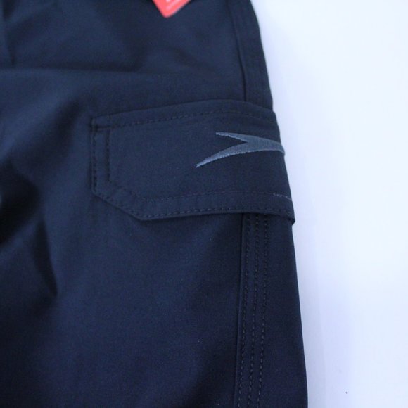 Speedo Men's Stretch Tech Boardshort, Black, 30 - Picture 5 of 8